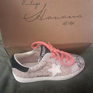 Vintage Havana big girl size 4 Dalmatian glitter